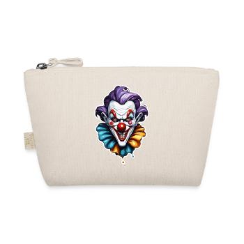 Horror Clown / Circus / Funny / Show / Halloween - Organic Pouch - nature - Front