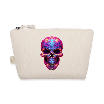 Neon Skull 2 - Organic Pouch - nature - Front