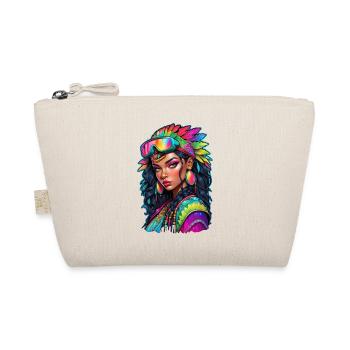 Afro Woman - Beauty - Organic Pouch - nature - Front