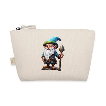 Garden Gnome / Fairyland / Leprechaun / Gnome / Logo - Organic Pouch - nature - Front