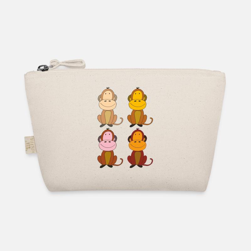 affen vierlinge lustig Bio-Täschchen