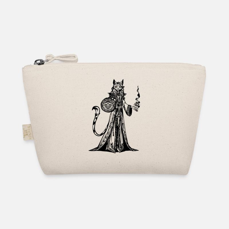 Tabaxi Cleric RPG Game Organic Pouch