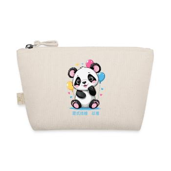 Ours panda mignon - Trousse biologique - nature - Devant