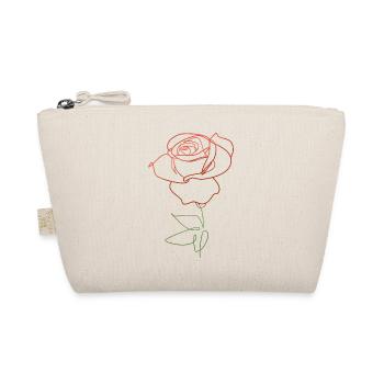 ROSE FLOWER LINER - Organic Pouch - nature - Front