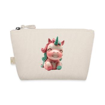 Einhorn - Unicorn - Bio-Täschchen - Natur - Vorne