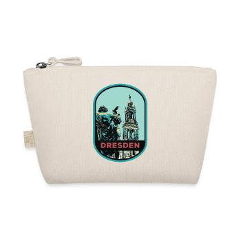 Illustration: Hofkirche Cathedral, Dresden - Organic Pouch - nature - Front