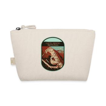 Illustration Beseno Castle, Trento, Italy - Organic Pouch - nature - Front