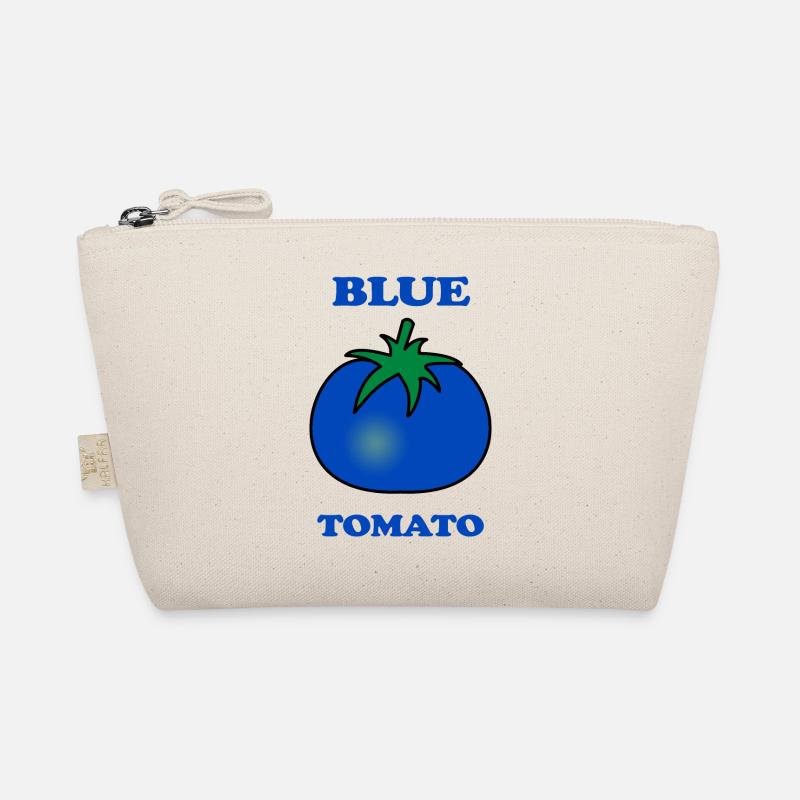 blue tomato funny motif with blue tomato Organic Pouch