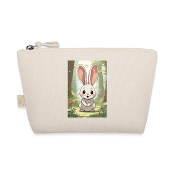 Cartoon Bunny - Organic Pouch - nature - Front