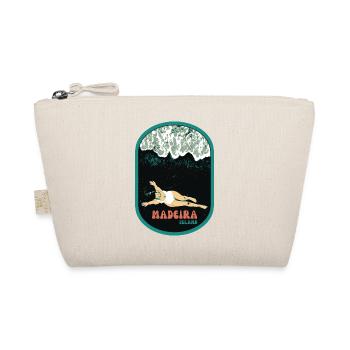 Illustration bathing black sand beach, Madeira - Organic Pouch - nature - Front