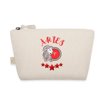 Aries Star Sign - Organic Pouch - nature - Front
