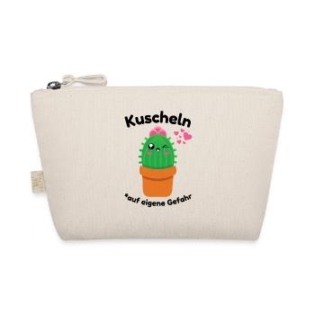 Kaktus für Babys, Kinder, Frauen zum Kuscheln - Bio-Täschchen - Natur - Vorne