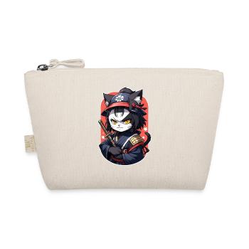 chat ninja - chaton samourai - Trousse biologique - nature - Devant