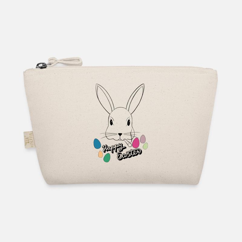 Frohe Ostern - Bio-Täschchen - Natur