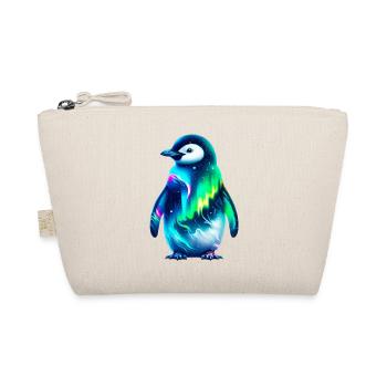 Aurora Borealis Pinguin - Bio-Täschchen - Natur - Vorne