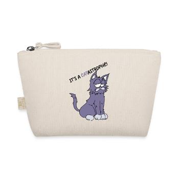 Funny saying: It's a catastophe - Organic Pouch - nature - Front