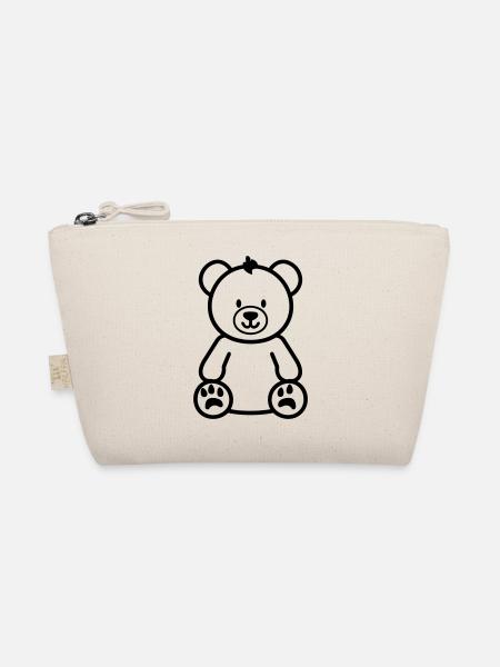 Teddybär - Bio-Täschchen - Natur