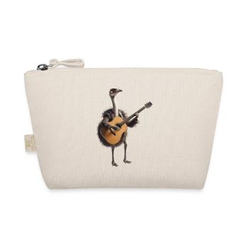 autruche oiseau guitare - Trousse biologique - nature - Devant