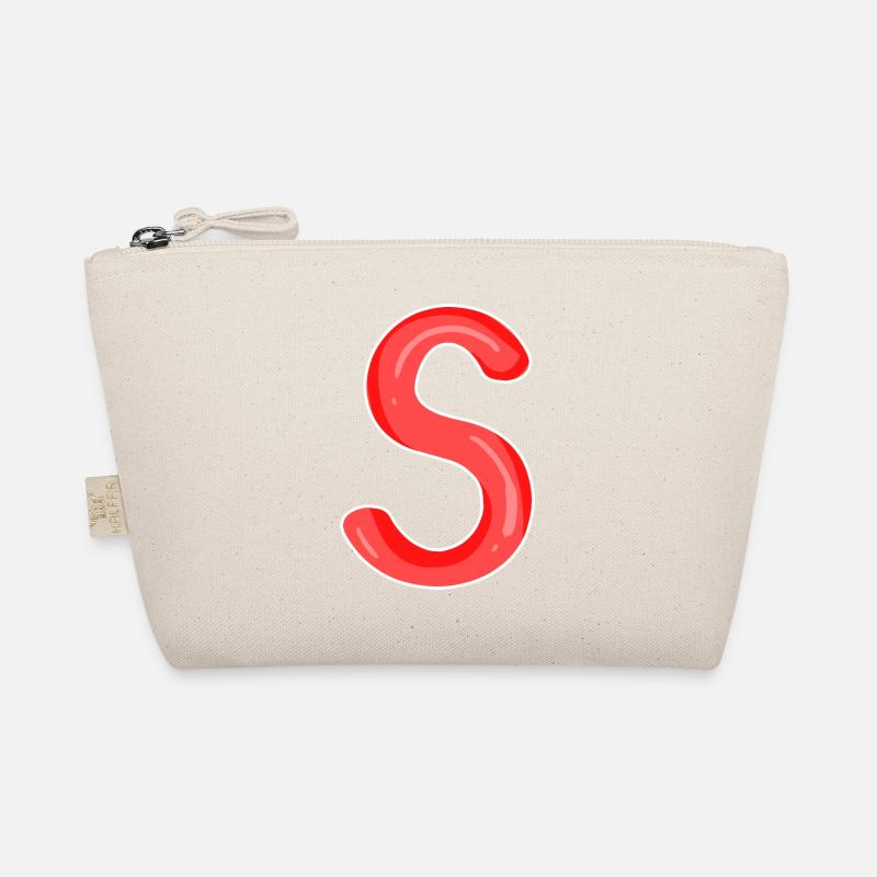 Buchstabe S Anfangsbuchstabe Bio-Täschchen