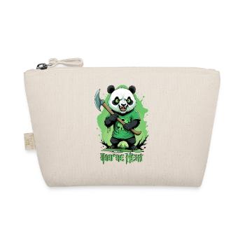 Zombie Panda - Organic Pouch - nature - Front