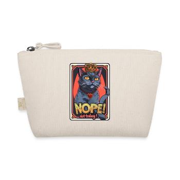 Cat doesn't feel like it - Organic Pouch - nature - Front