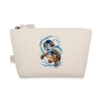 Swimming hero Turtle - Organic Pouch - nature - Front