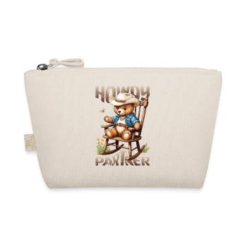 Ours mignon avec chapeau de cow-boy - Trousse biologique - nature - Devant