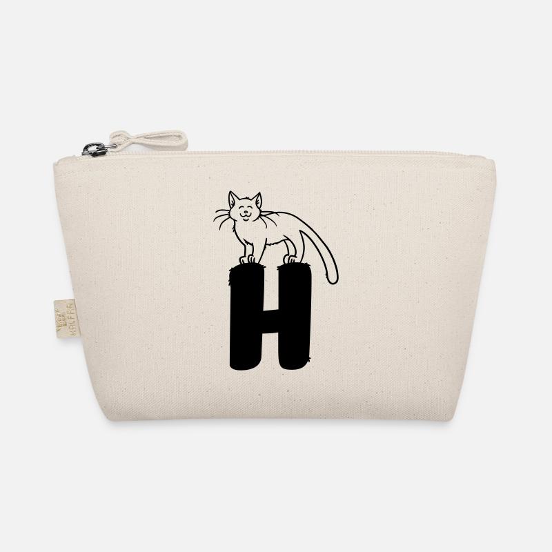Cat Letter H Organic Pouch