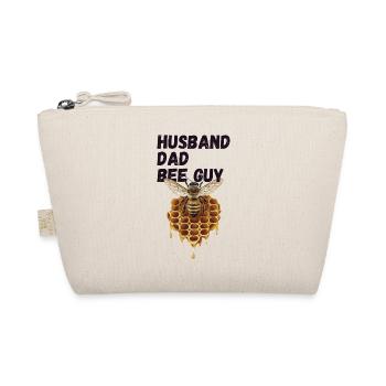Husband Dad Bee Guy Beekeeper - Organic Pouch - nature - Front