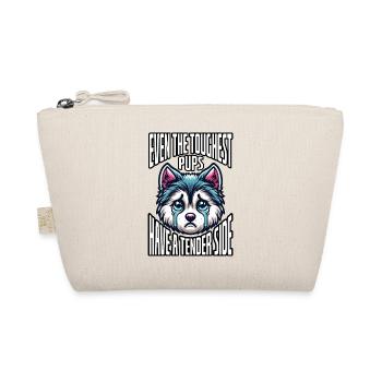 MÊME LES CHIOTS LES PLUS CORIACES ONT UN CÔTÉ TENDRE, KAWAII - Trousse biologique - nature - Devant