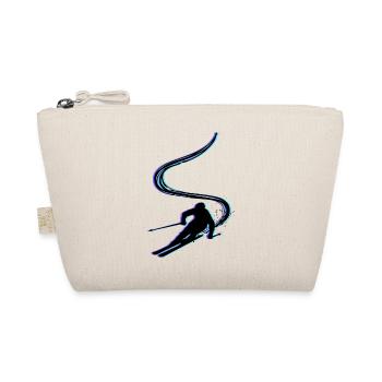 Fun on the slopes Winter sports Snow Winter skiers - Organic Pouch - nature - Front