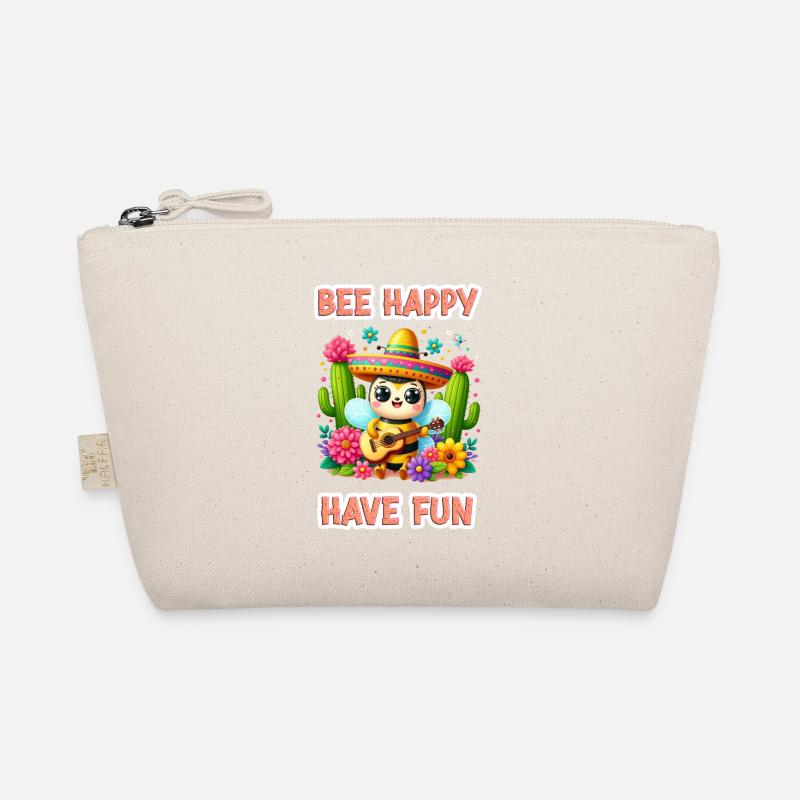 Bee Happy - Have Fun 2 Bio-Täschchen