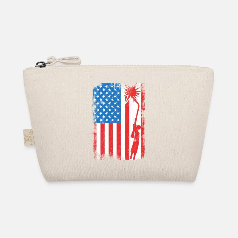 Welding USA Flag Organic Pouch