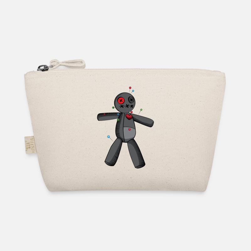 Phasmophobia Voodoo Puppe in schwarz Bio-Täschchen