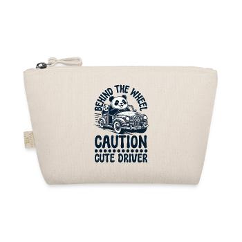 Panda au volant – Attention : Conducteur mignon ! - Trousse biologique - nature - Devant