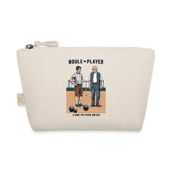 Boule player - Organic Pouch - nature - Front