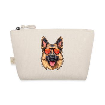 German Shepherd, Dog, Sunglasses, Summer, - Organic Pouch - nature - Front