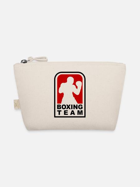 Boxing Team Design for Boxing Gyms and Martial Arts - Organic Pouch - nature - Front