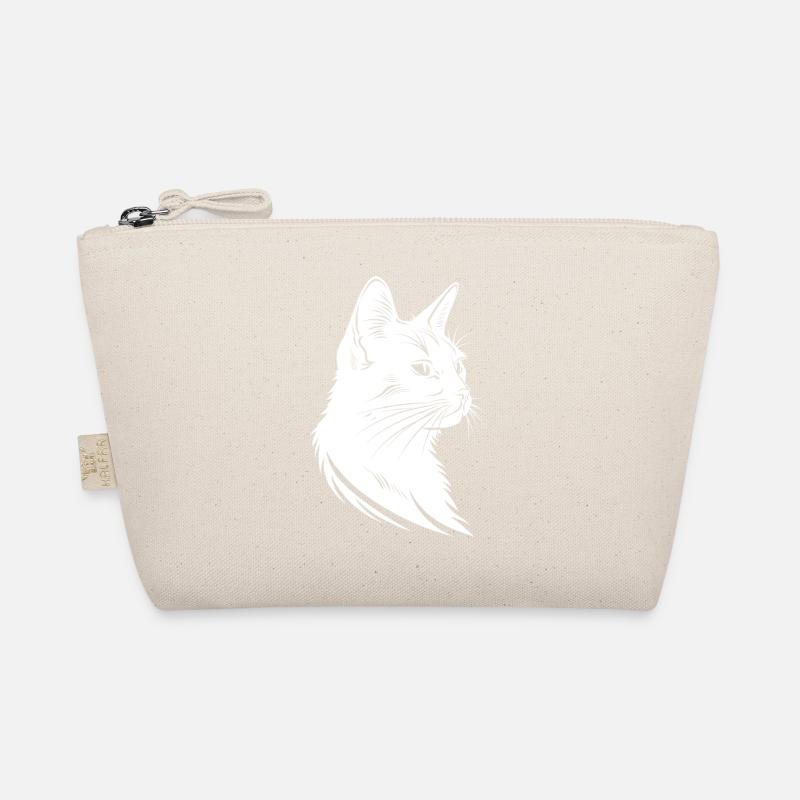Cat Sketch Organic Pouch