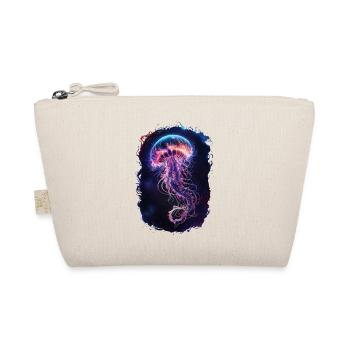 Ethereal Luminescent Jellyfish in Deep Sea - Organic Pouch - nature - Front
