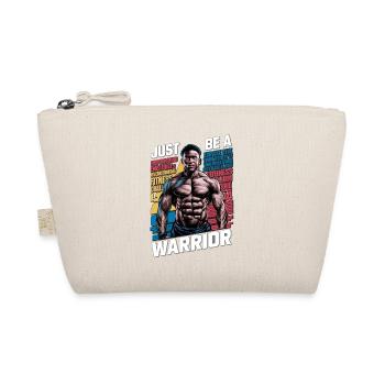 Fitness - Warrior - Bodybuilding - Organic Pouch - nature - Front