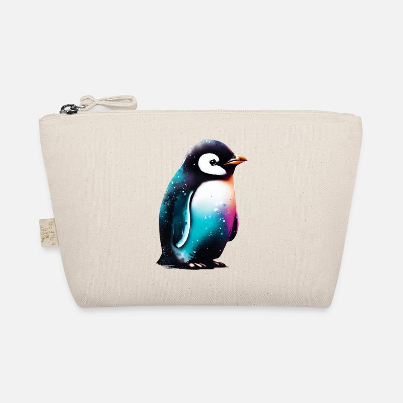 Pinguin - Bio-Täschchen - Natur