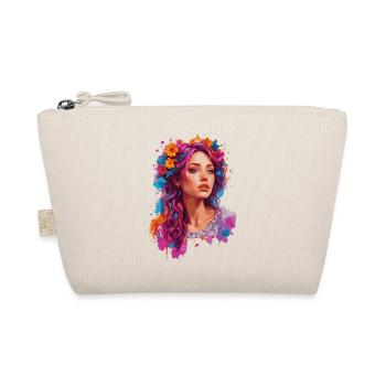 Fille aux fleurs 🌸 - Trousse biologique - nature - Devant