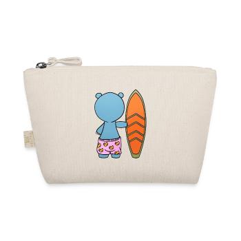 Hippo Surfboard - Organic Pouch - nature - Front