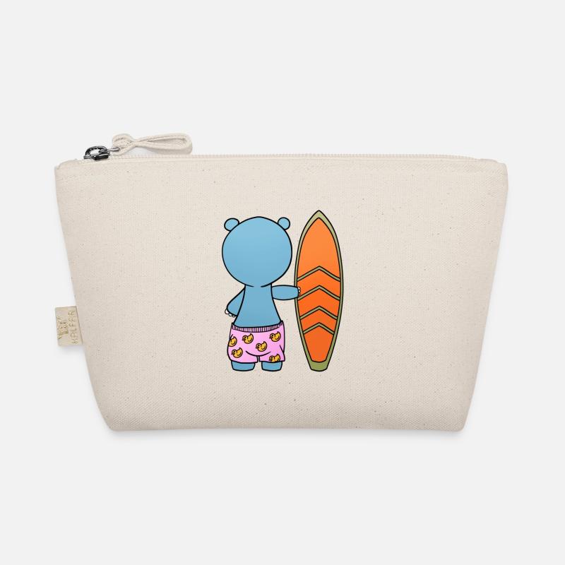 Hippo Surfboard Organic Pouch