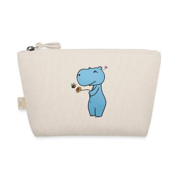 Hippopotamus Flower - Organic Pouch - nature - Front