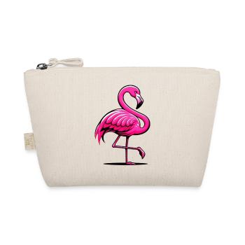 Flamingo - Bio-Täschchen - Natur - Vorne