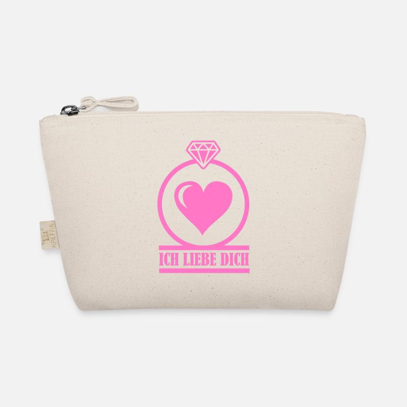 ich liebe dich Bio-Täschchen