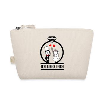 I love you 001 2 - Organic Pouch - nature - Front