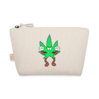 Der Bloom - Grumpy Bloom Weed Cannabis Marihuana - Bio-Täschchen - Natur - Vorne